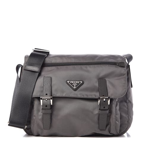 prada vela messenger grey|PRADA Vela Bags & Handbags for Women for sale .